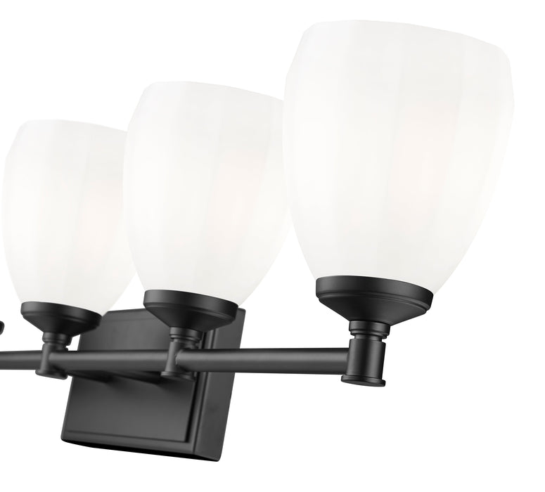 Vanity Z-Lite 7004-5V-MB Matte Black Oren 5 Light Vanity Z-Lite