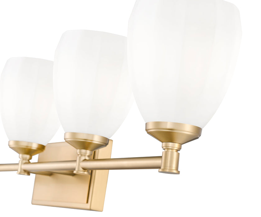 Vanity Z-Lite 7004-5V-MGLD Modern Gold Oren 5 Light Vanity Z-Lite