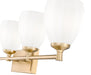 Vanity Z-Lite 7004-5V-MGLD Modern Gold Oren 5 Light Vanity Z-Lite