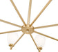 Chandelier Z-Lite 7004-8MGLD Modern Gold Oren 8 Light Chandelier Z-Lite