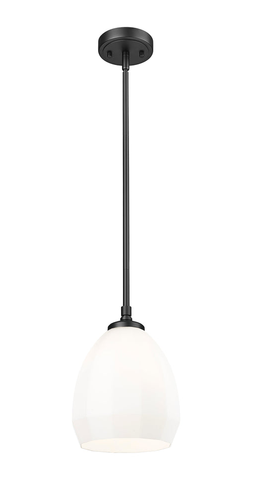 Pendant Z-Lite 7004P8-MB Matte Black Oren 1 Light Pendant Z-Lite