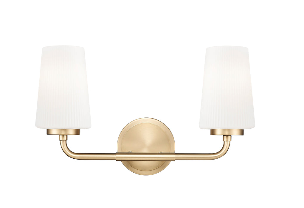 Vanity Z-Lite 7005-2V-MGLD Modern Gold Montford 2 Light Vanity Z-Lite