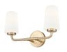 Vanity Z-Lite 7005-2V-MGLD Modern Gold Montford 2 Light Vanity Z-Lite