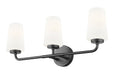 Vanity Z-Lite 7005-3V-MB Matte Black Montford 3 Light Vanity Z-Lite
