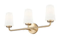 Vanity Z-Lite 7005-3V-MGLD Modern Gold Montford 3 Light Vanity Z-Lite