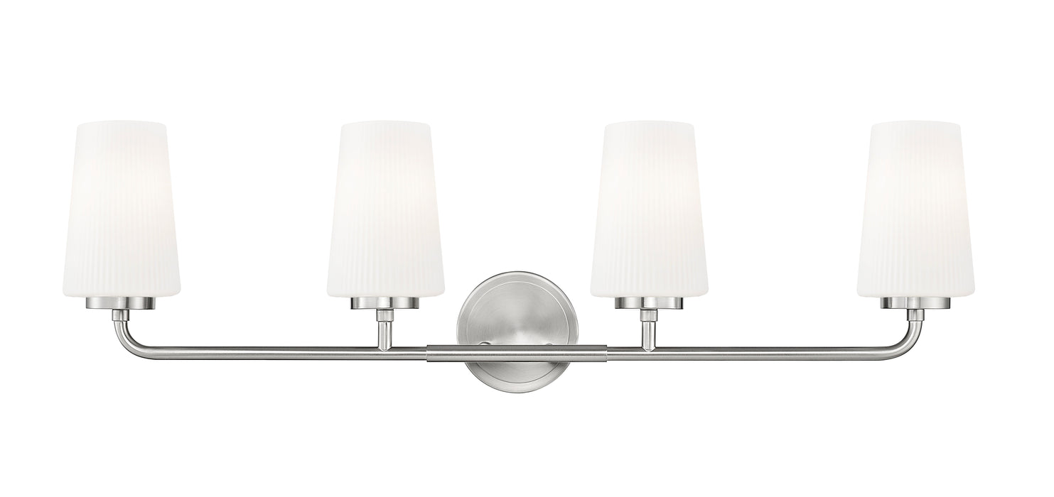 Vanity Z-Lite 7005-4V-BN Brushed Nickel Montford 4 Light Vanity Z-Lite