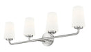Vanity Z-Lite 7005-4V-BN Brushed Nickel Montford 4 Light Vanity Z-Lite