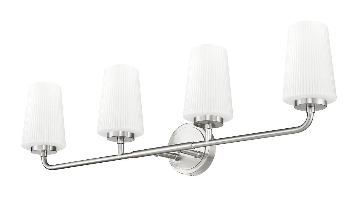 Vanity Z-Lite 7005-4V-BN Brushed Nickel Montford 4 Light Vanity Z-Lite