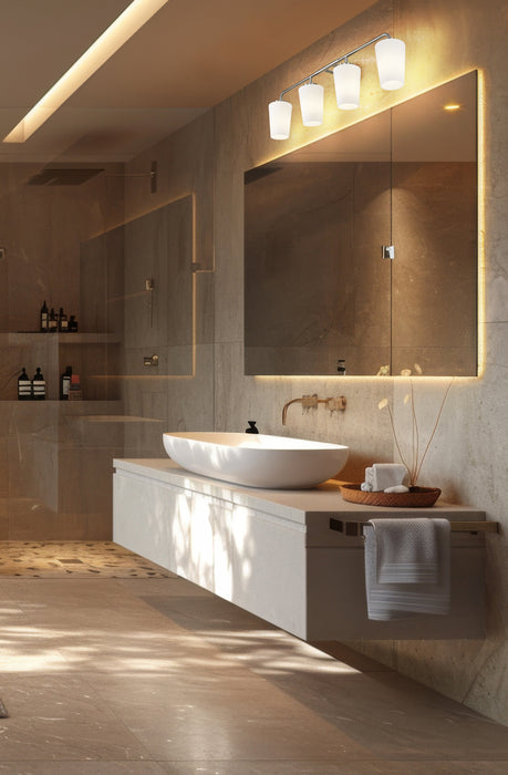 Vanity Z-Lite 7005-4V-BN Brushed Nickel Montford 4 Light Vanity Z-Lite