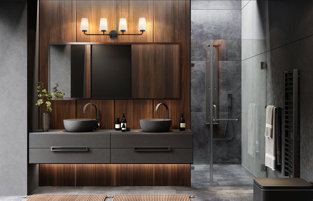 Vanity Z-Lite 7005-4V-MB Matte Black Montford 4 Light Vanity Z-Lite