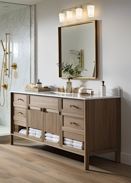 Vanity Z-Lite 7005-4V-MGLD Modern Gold Montford 4 Light Vanity Z-Lite