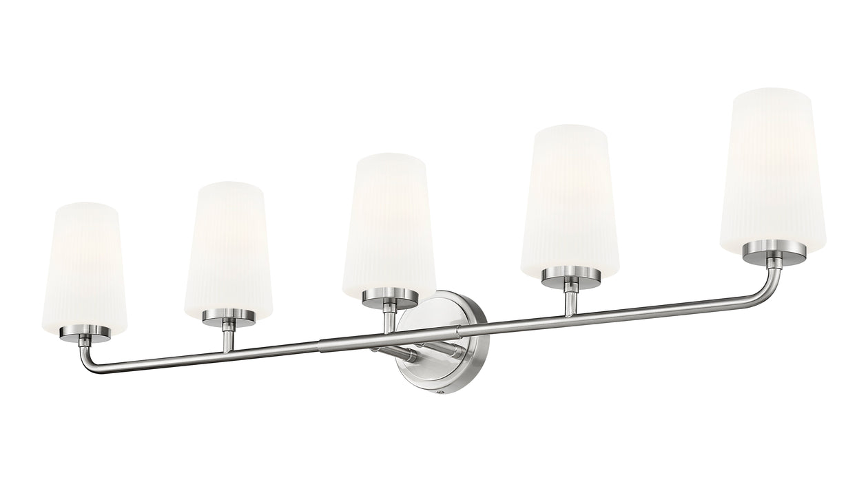 Vanity Z-Lite 7005-5V-BN Brushed Nickel Montford 5 Light Vanity Z-Lite