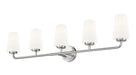 Vanity Z-Lite 7005-5V-BN Brushed Nickel Montford 5 Light Vanity Z-Lite