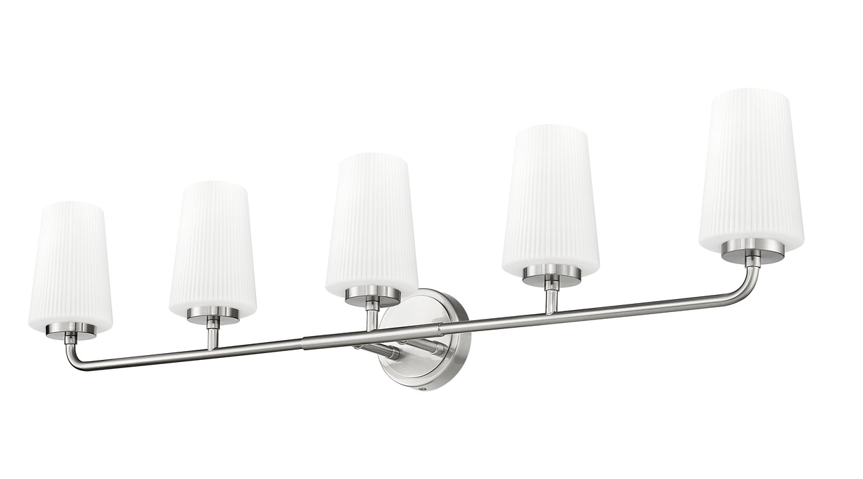 Vanity Z-Lite 7005-5V-BN Brushed Nickel Montford 5 Light Vanity Z-Lite