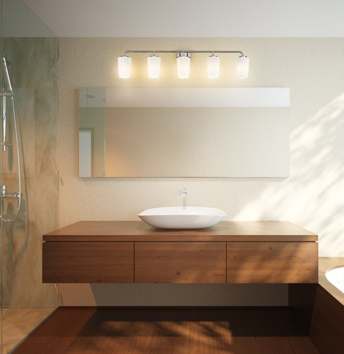 Vanity Z-Lite 7005-5V-BN Brushed Nickel Montford 5 Light Vanity Z-Lite