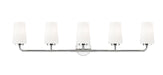 Vanity Z-Lite 7005-5V-CH Chrome Montford 5 Light Vanity Z-Lite