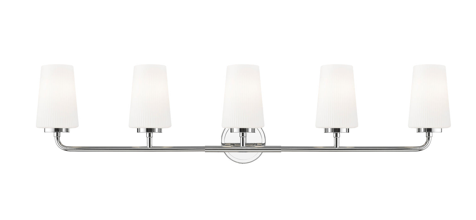 Vanity Z-Lite 7005-5V-CH Chrome Montford 5 Light Vanity Z-Lite