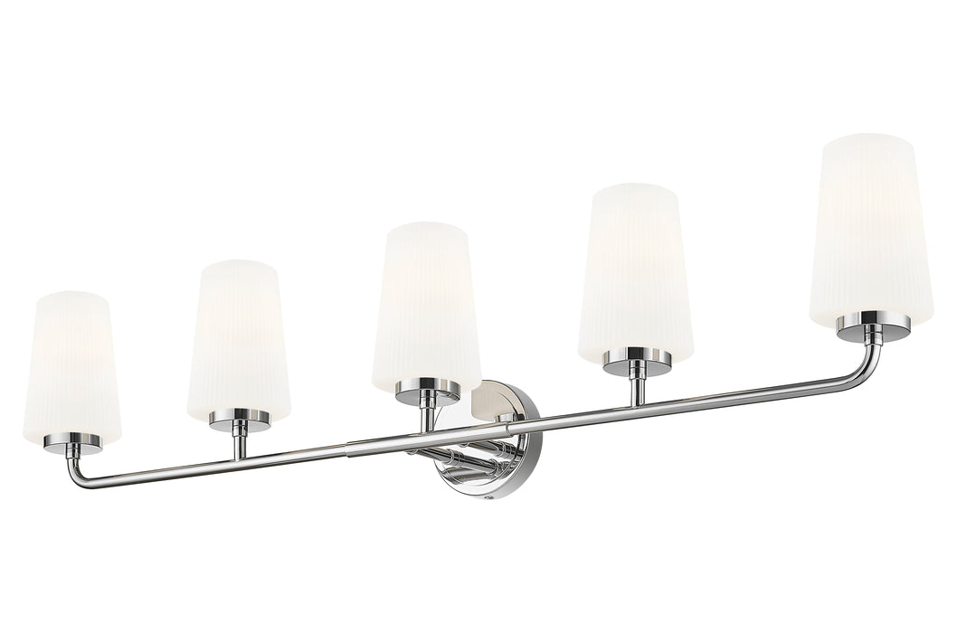 Vanity Z-Lite 7005-5V-CH Chrome Montford 5 Light Vanity Z-Lite
