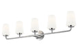 Vanity Z-Lite 7005-5V-CH Chrome Montford 5 Light Vanity Z-Lite