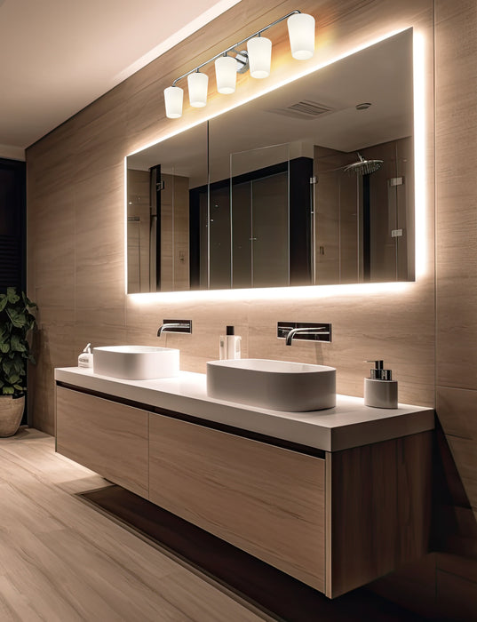 Vanity Z-Lite 7005-5V-CH Chrome Montford 5 Light Vanity Z-Lite