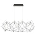 Eurofase 38037-026 Leonardelli 49" Chrome Black LED Chandelier
