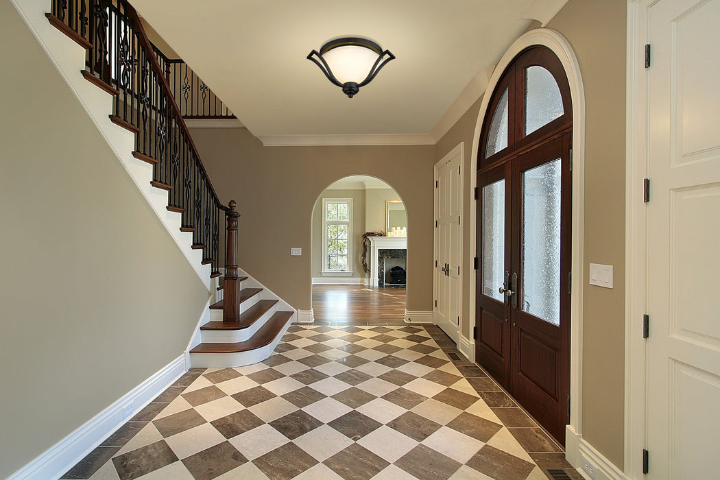 Flush Mount Z-Lite 703F3-MB Matte Black Lagoon 3 Light Flush Mount Z-Lite