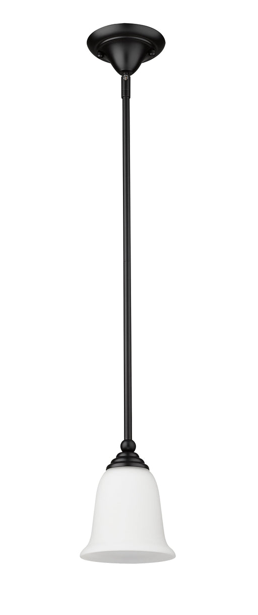 Pendant Z-Lite 703MP-MB Matte Black Lagoon 1 Light Pendant Z-Lite