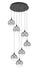 Eurofase 48929-028 Iissa 21" Matte Black LED Chandelier