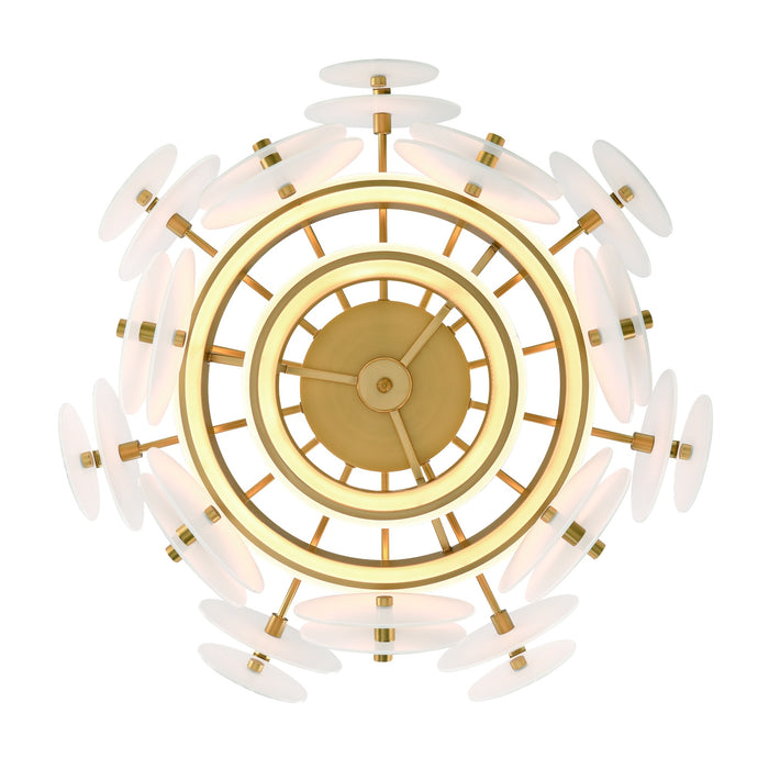 Eurofase 47209-015 Nuvola 24" Gold LED Chandelier