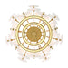 Eurofase 47209-015 Nuvola 24" Gold LED Chandelier