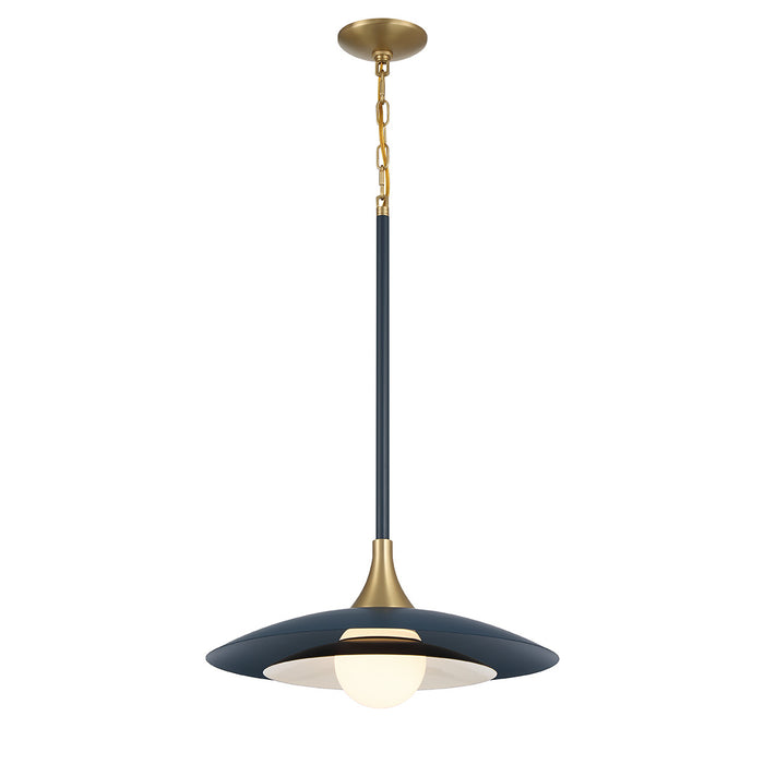Eurofase 46441-027 Welsh 18" Matte Blue LED Pendant Light