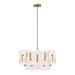 Eurofase 47209-015 Nuvola 24" Gold LED Chandelier
