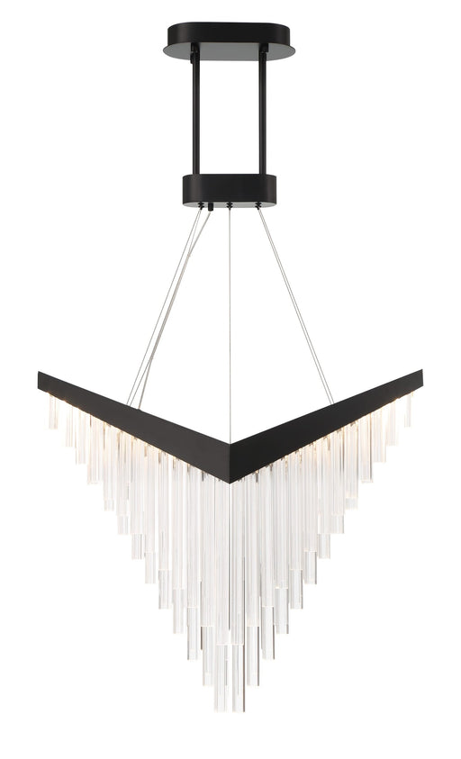 Eurofase 47187-023 Vivien 32" Matte Black LED Chandelier