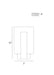 Eurofase 45720-017 Carta 12" Matte Black LED Outdoor Wall Light