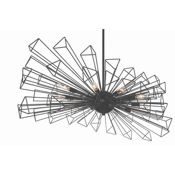 Eurofase 46761-019 Dendelio 45" Matte Black Chandelier