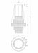 Eurofase 49350-012 Empra 47" Gold LED Chandelier