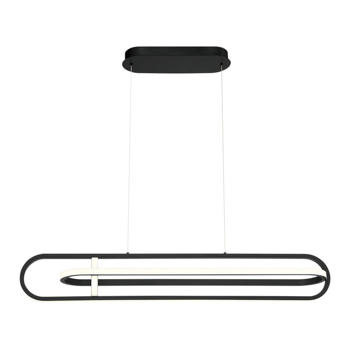Eurofase 37039-011 Demark 42" Matte Black LED Chandelier
