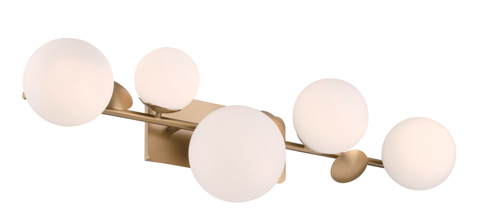 Eurofase 49087-017 Vine 5-Light Gold LED Vanity Light