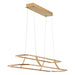 Eurofase 43877-027 Cadoux 44" Matte Gold LED Chandelier