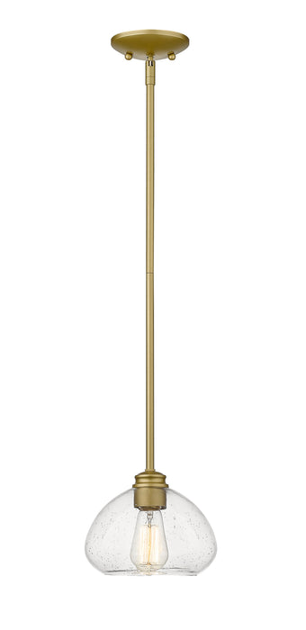 Pendant Z-Lite 722MP-SG Satin Gold Amon 1 Light Pendant Z-Lite