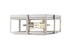 Flush Mount Z-Lite 724F13-BN Brushed Nickel Halcyon 2 Light Flush Mount Z-Lite