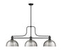 Billiard Z-Lite 725-3MB-D12BN Matte Black Melange 3 Light Billiard Z-Lite
