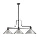 Billiard Z-Lite 725-3MB-MBN Matte Black Melange 3 Light Billiard Z-Lite