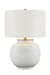 Forty West Designs 725117 Kandi White Ceramic Table Lamp LightStoreUSA