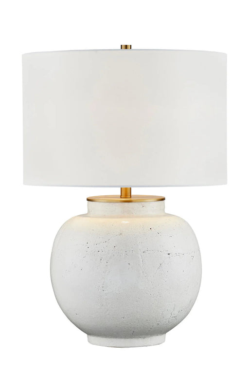 Forty West Designs 725117 Kandi White Ceramic Table Lamp LightStoreUSA