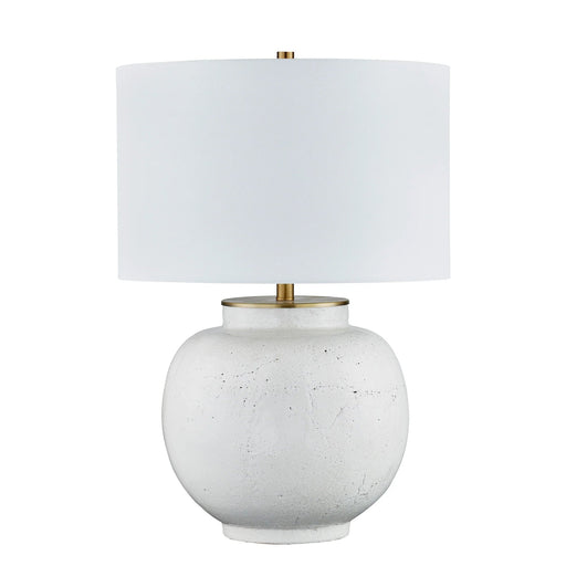 Forty West Designs 725117 Kandi White Ceramic Table Lamp LightStoreUSA