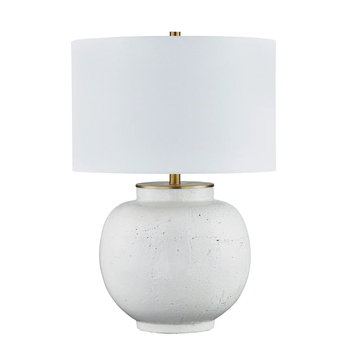 Forty West Designs 725117 Kandi White Ceramic Table Lamp LightStoreUSA