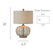 Table Lamp Forty West Designs 72511 Reggie Rattan Table Lamp Forty West Designs