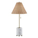 Buffet Lamp Forty West Designs 725169 Judith Marble & Rattan Buffet Lamp Forty West Designs