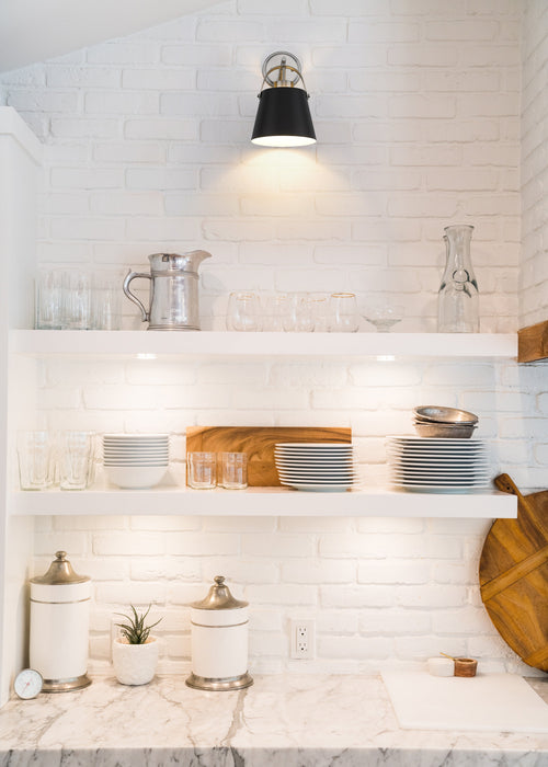 Wall Sconce Z-Lite 726-1S-MB+BN Matte Black + Brushed Nickel Z-Studio 1 Light Wall Sconce Z-Lite